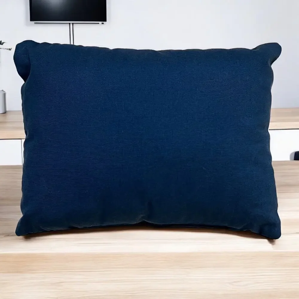 IKEA GOKVALLA Blue Embroidered Pillow 12